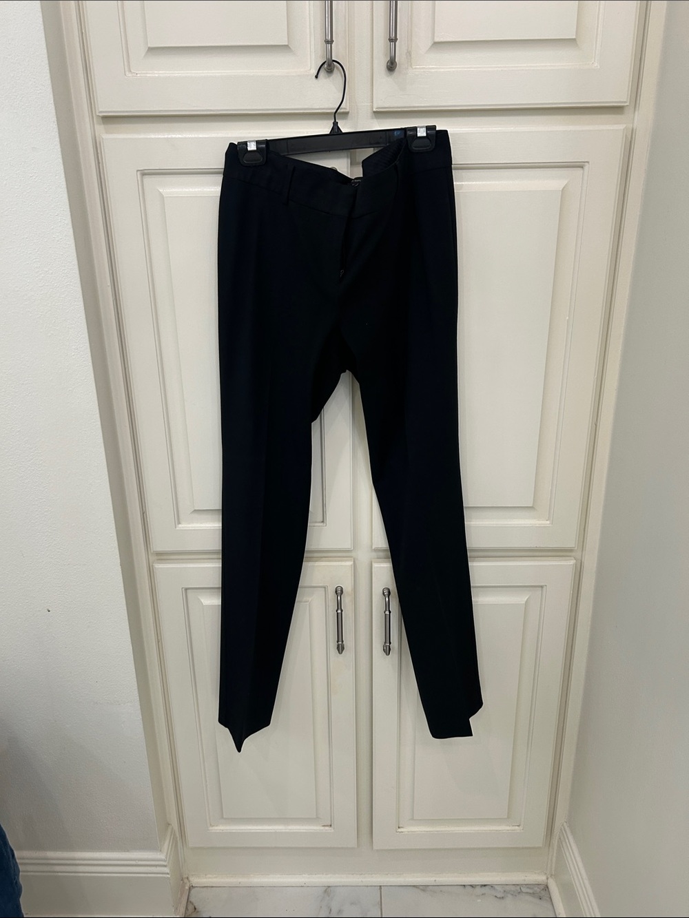 Ann Taylor Black Straight-Leg Dress Pants